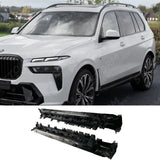 STX Style Running Boards Side Step Pair In Black For Bmw X7 G07 2018 On