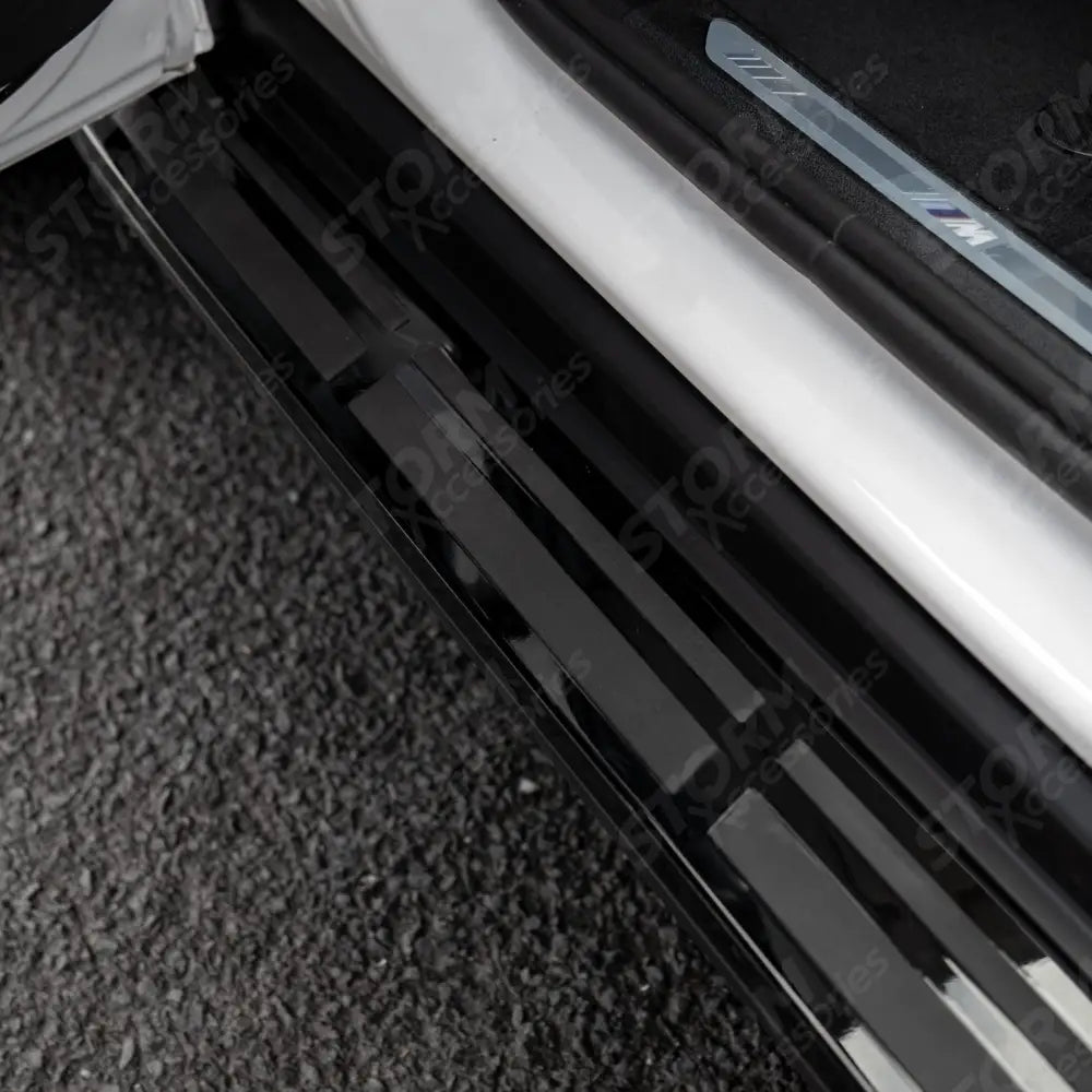 STX Style Running Boards Side Step Pair In Black For Bmw X7 G07 2018 On