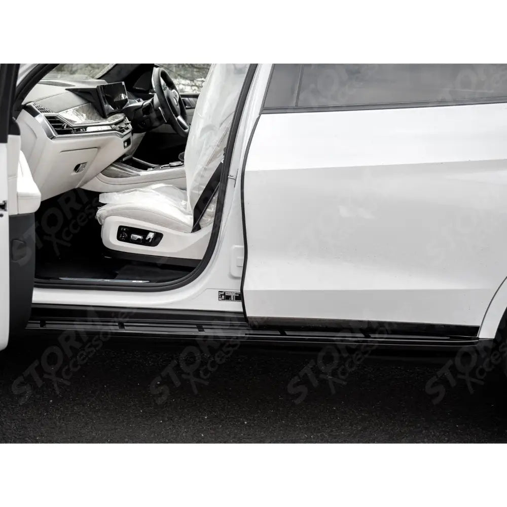 STX Style Running Boards Side Step Pair In Black For Bmw X7 G07 2018 On