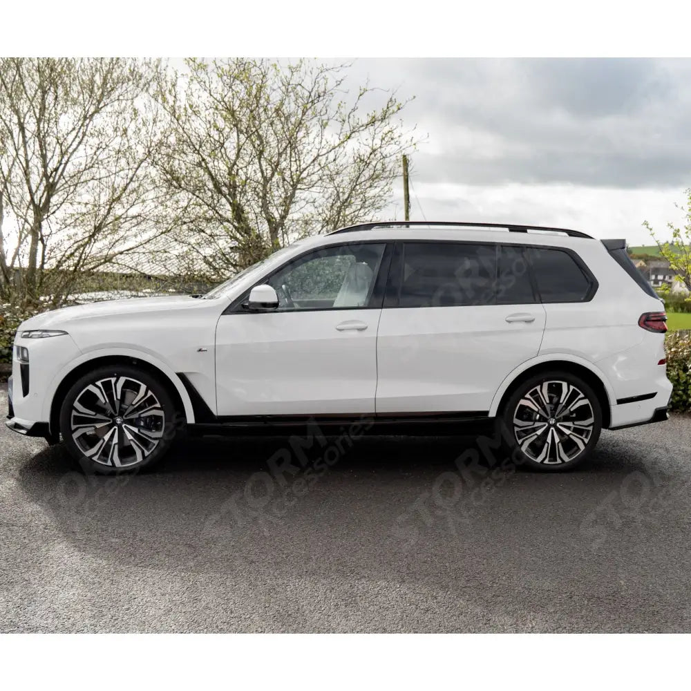 STX Style Running Boards Side Step Pair In Black For Bmw X7 G07 2018 On