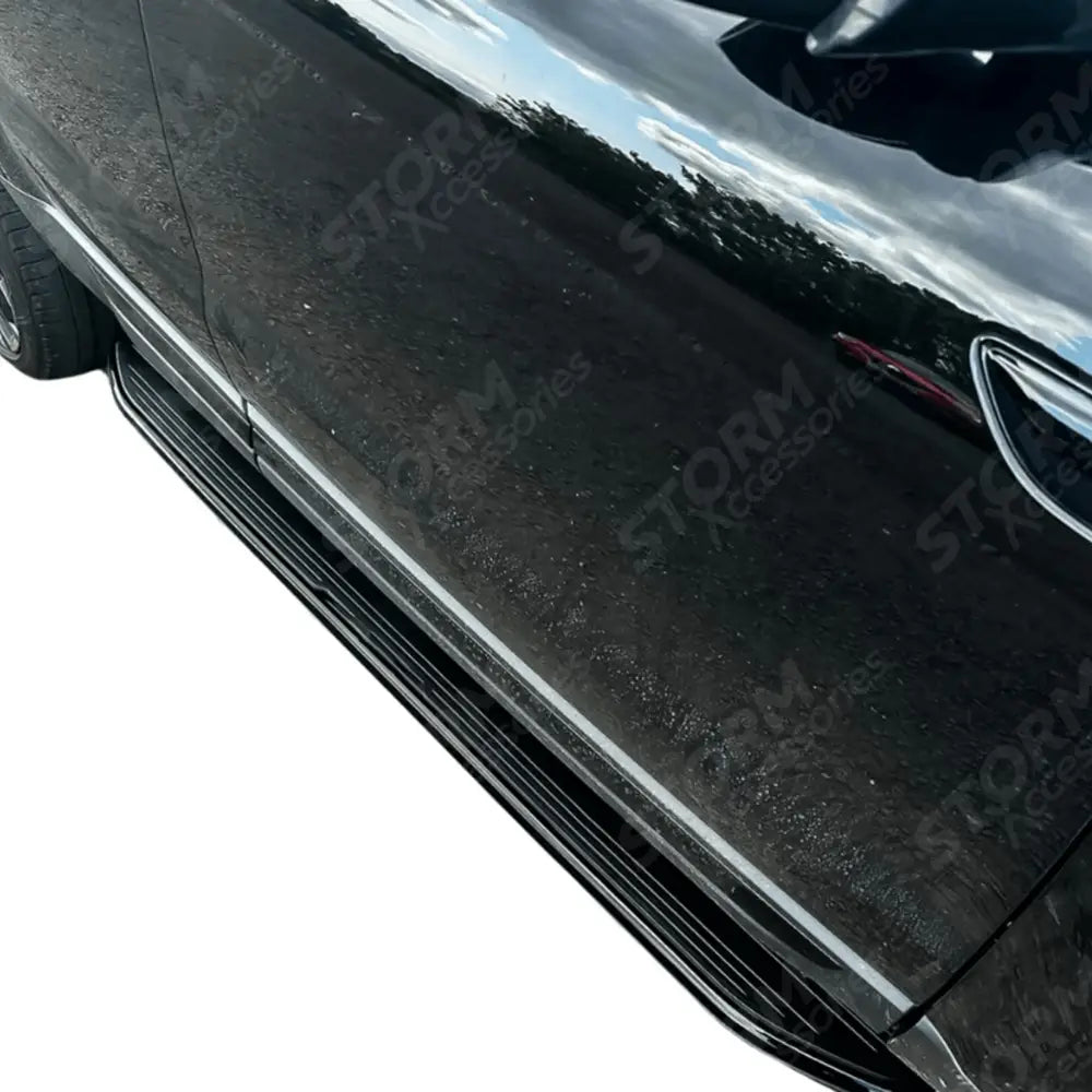 STX Style Running Boards Side Steps In Black Pair For Range Rover Evoque 2018 On