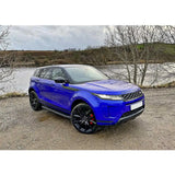 STX Style Running Boards Side Steps In Black Pair For Range Rover Evoque 2018 On