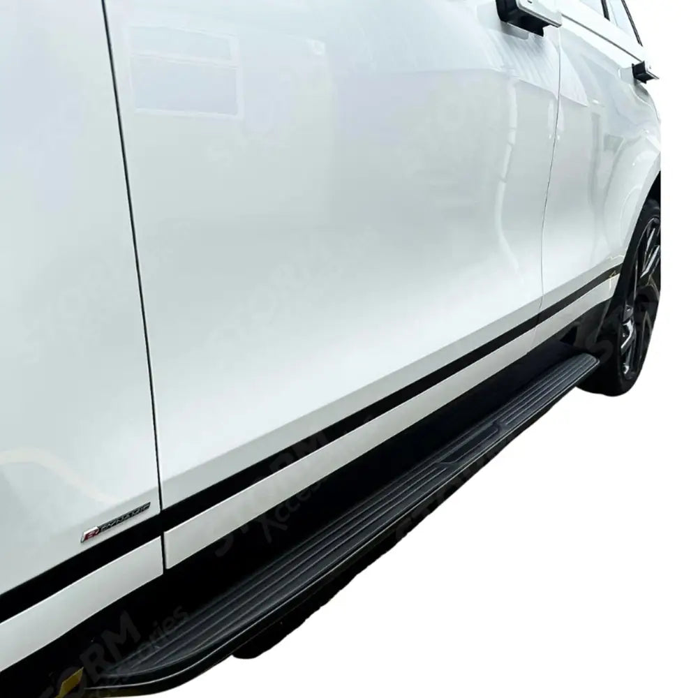 STX Style Running Boards Side Steps In Black Pair For Range Rover Velar 2017 On