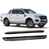 STX Style Running Boards Side Steps Pair For Ford Ranger T6 - 2012-2022