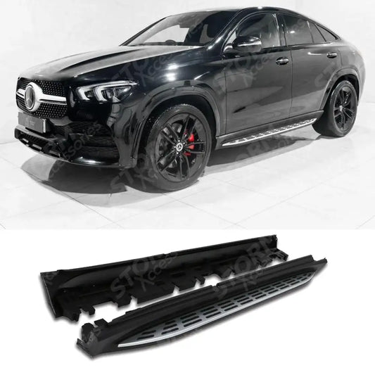 STX Style Running Boards Side Steps Pair For Mercedes Benz Gle Coupe C167 2020 On