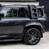 STX Style Side Roof Ladder Gloss Black For Land Rover Defender L663 90 / 110 / 130 2020 On