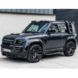 STX Style Side Roof Ladder Gloss Black For Land Rover Defender L663 90 / 110 / 130 2020 On