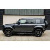 STX Style Side Steps Pair In Black For Land Rover Defender 110 / 130 L663 2020 On