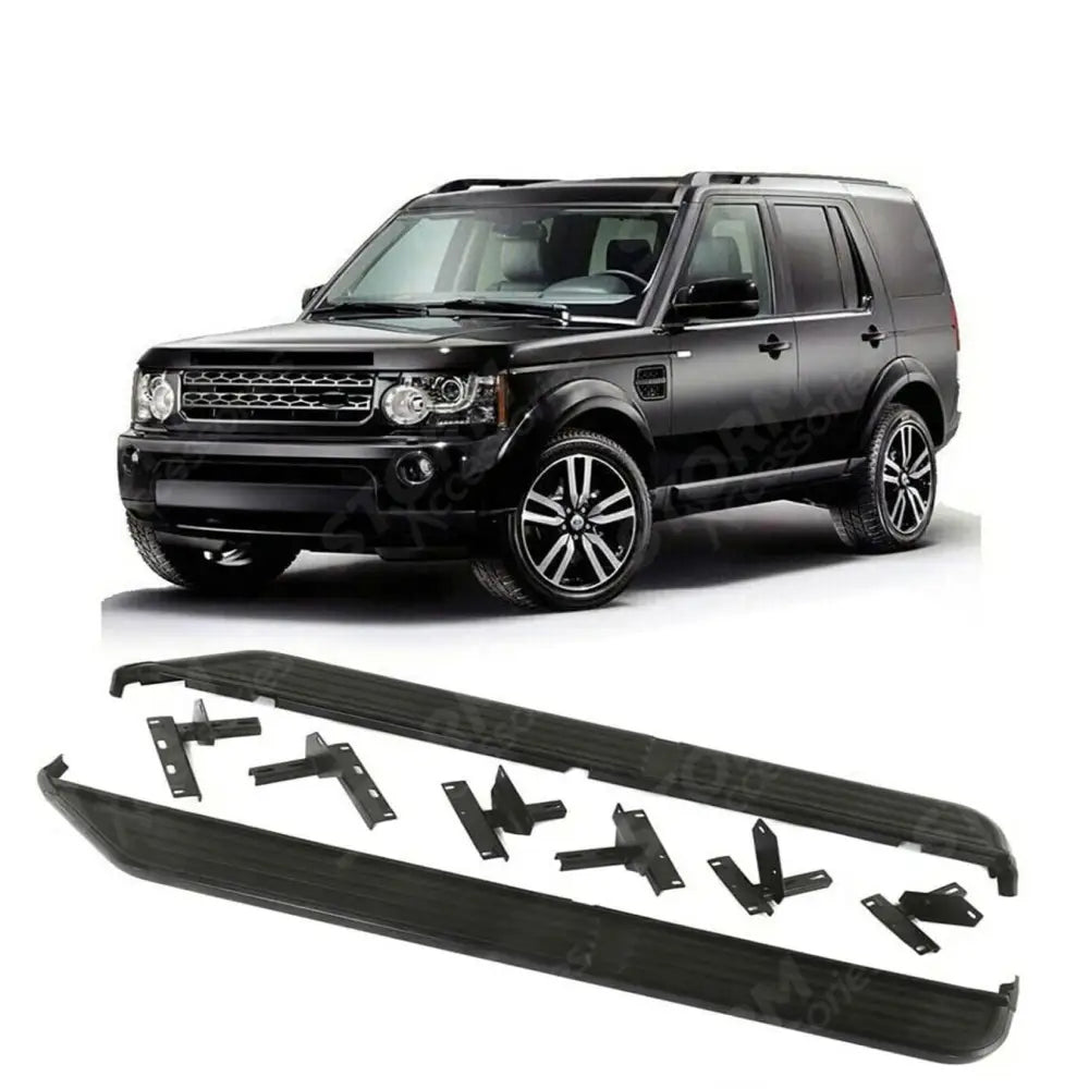 STX Style Side Steps Running Boards Black Edition For Land Rover Discovery 3 - 4 - 2005-2015