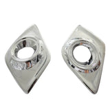 Stx Surrounding Fog Light Cover Chrome Pair For Toyota Hilux Mk8 2016 On