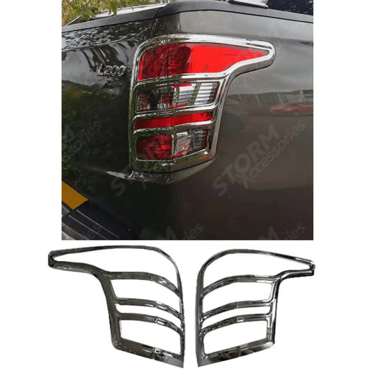 Stx Tail Light Guards Chrome For Mitsubishi L200 Series 5 2015 On