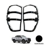 Stx Tail Light Guards Gloss Black Pair For Ford Ranger T6 2012-2022