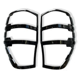 Stx Tail Light Guards Gloss Black Pair For Ford Ranger T6 2012-2022