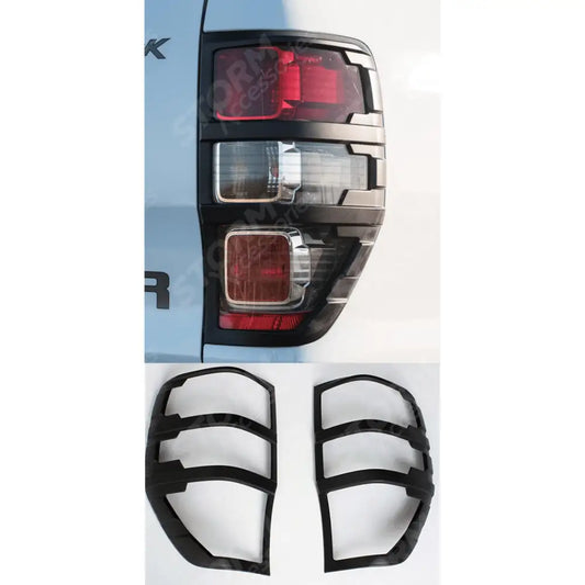 Stx Tail Light Guards -pair Matte Black For Ford Ranger T6 2012-2022