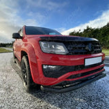 Stx Twisted Spoiler Bar Black 70mm For Vw Amarok V6 2017-2022