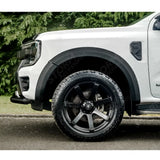 STX V2 Wheel Arch Kit Smooth Look Matt Black Finish 6 PCS For Ford Ranger Wildtrak 2023 On Double Cab