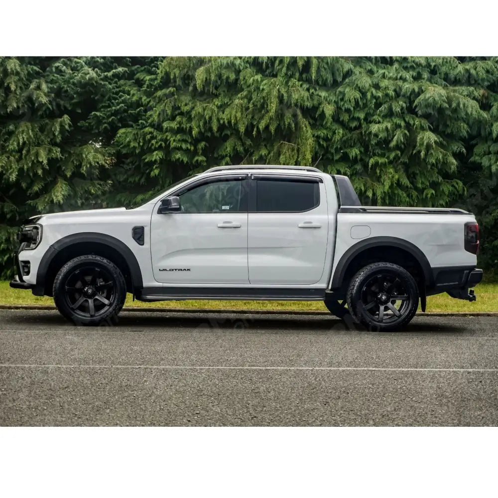 STX V2 Wheel Arch Kit Smooth Look Matt Black Finish 6 PCS For Ford Ranger Wildtrak 2023 On Double Cab