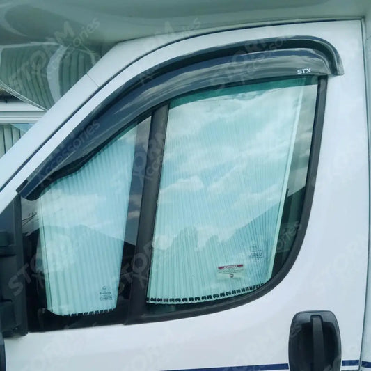 Stx Wind Deflectors External Fit For Citroen Relay - Fiat Ducato - 2006 On