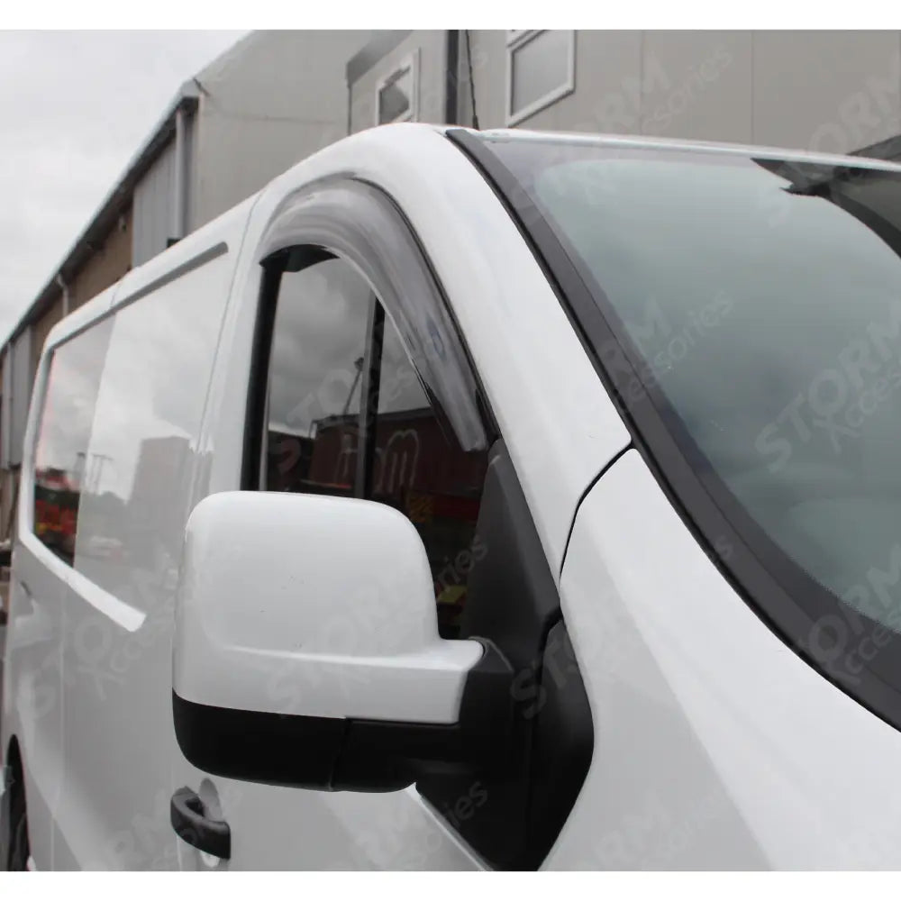 Stx Wind Deflectors External Fit For Nissan Primastar - Renault Trafic - Vauxhall Vivaro - 2014 On
