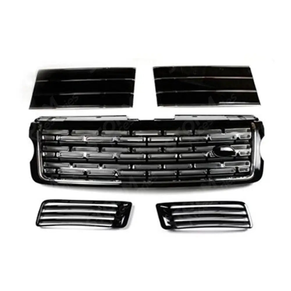 Sv Autobiography Grille Body Kit Trims Black/Silver For Range Rover Vogue 2013 - 2017