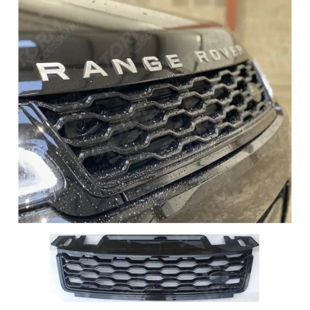 Svr Front Grille Facelift Black For Range Rover Sport 2018 - 2022 - L494