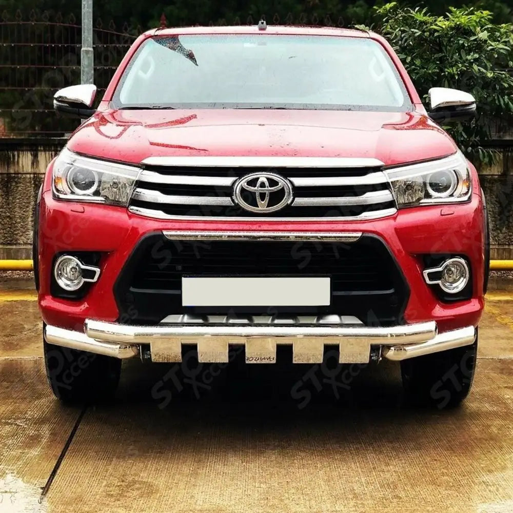 Sx Style Stainless Steel Spoiler Bar For Toyota Hilux Mk8 2016 On