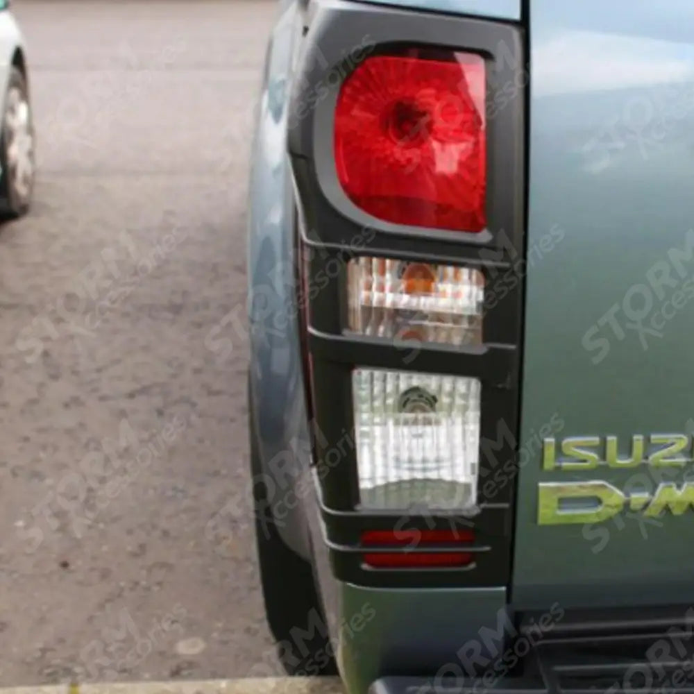 Tail Light Guards Pair Black For Isuzu D-max 2012-2020