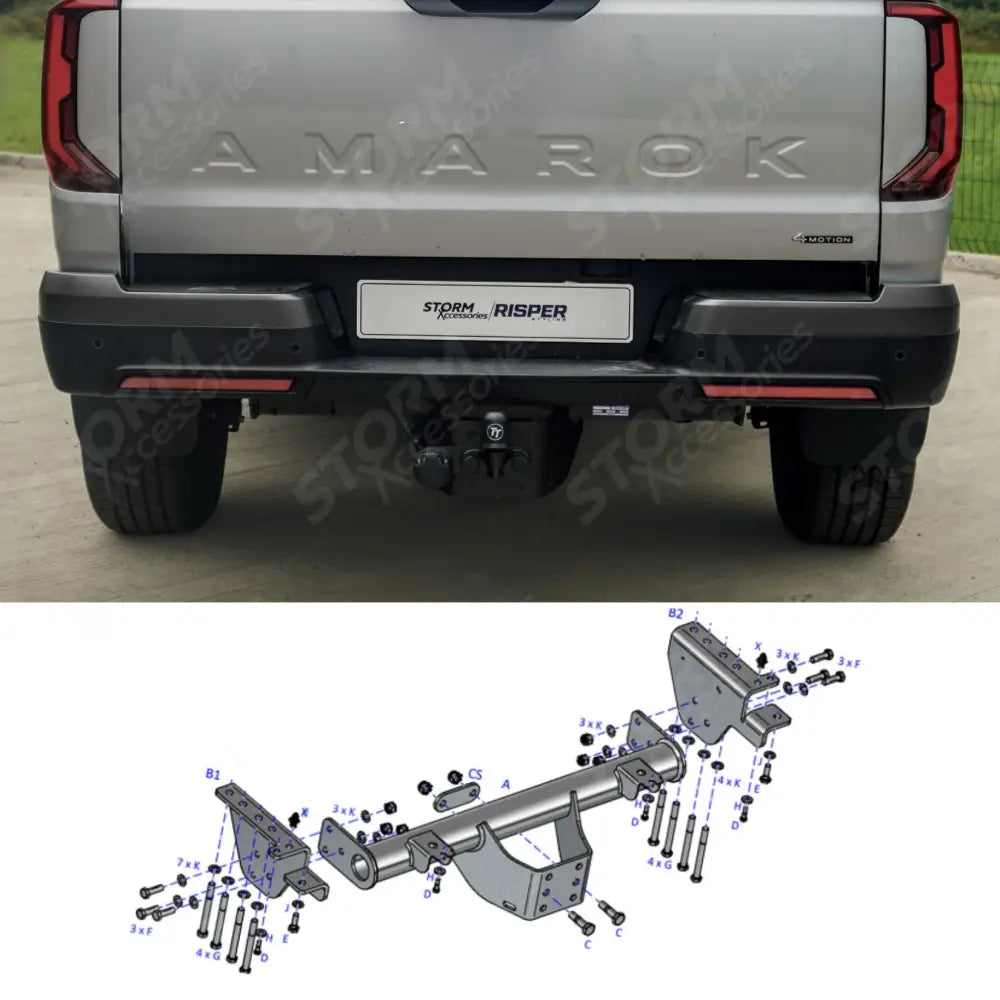 Tow Bar For Volkswagen Amarok 2023 +