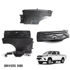 Toyota Hilux 2015 On - Swing Storage Case Tool Box Swingbox - Drivers Side