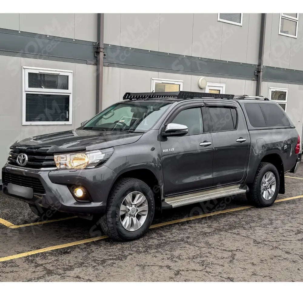 Toyota Hilux 2015+ Roof Rack In Black