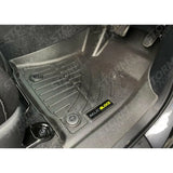 Toyota Hilux 2016 - 2021 Cab 3d Tailored Mud Mats Manual Black - Mudblock