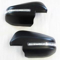 TOYOTA HILUX 2016 ON - DOOR MIRROR COVERS - BLACK WITH LEDS - Storm Xccessories2