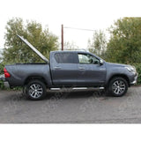 Toyota Hilux 2016 On - Double Cab Egr Aluminium Tonneau Cover - Black Finish