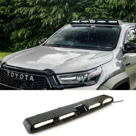 Toyota Hilux 2016 On Roof Light Pod - Gloss Black