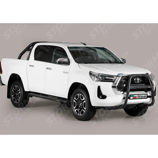 Toyota Hilux 2021 Misutonida Front High Bar - 63mm - In Black