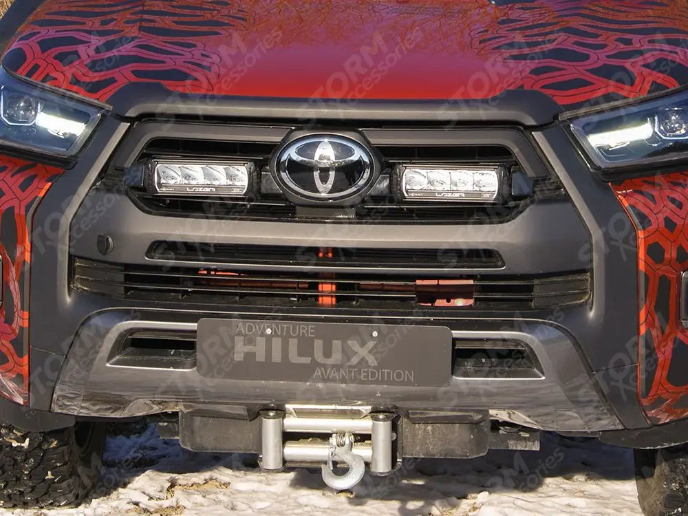 Toyota Hilux 2021 On - Invincible X - Lazer Light Grille Kit Triple-r 750 Elite