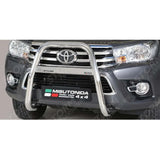 Toyota Hilux Mk8 2016-2020 - Misutonida High Front A-bar - 63mm - Stainless Finish