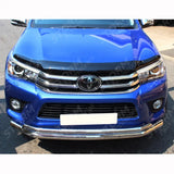 Toyota Hilux Mk8 2016-2020 - Stx Bonnet Guard Protector - Black - B003