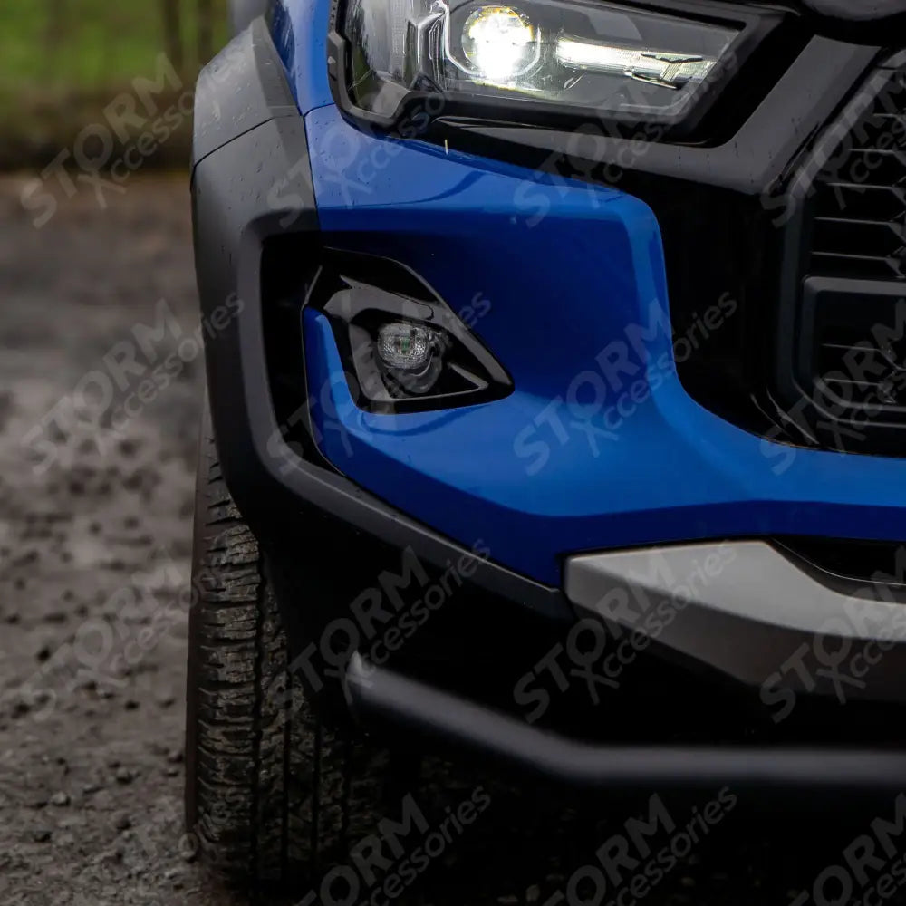 Toyota Hilux Mk8 2016-2026 Stx Powder Coated Spoiler Bar - 70mm - Black