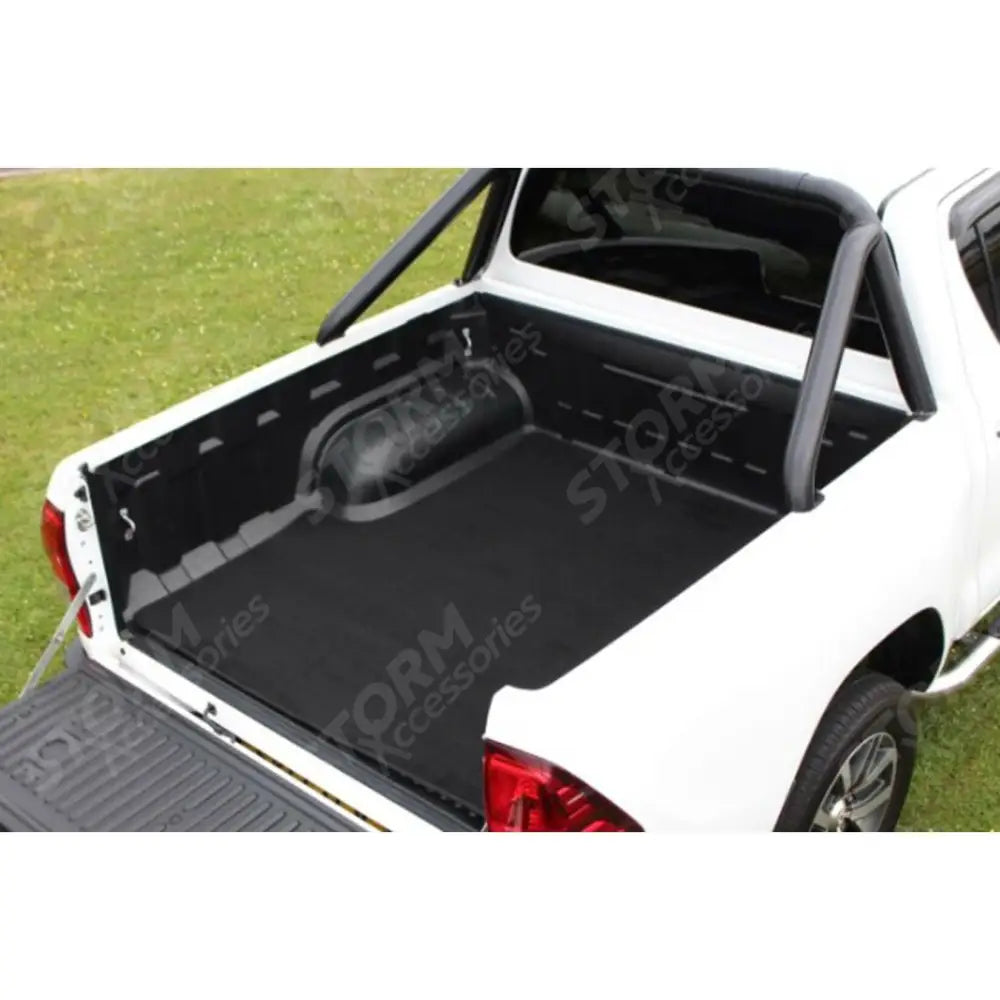 Toyota Hilux Mk8 2016 On Double Cab Load Bed Carpet Mat - Black