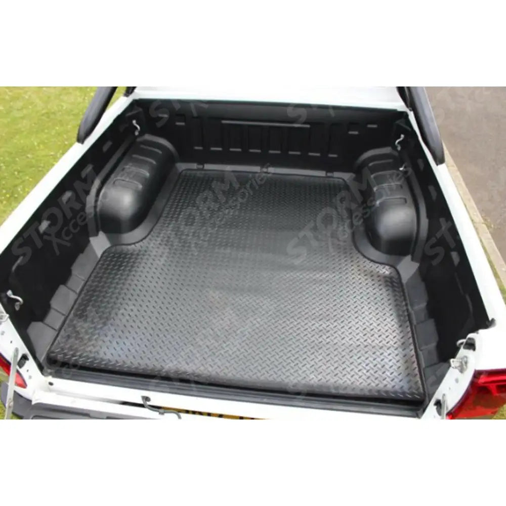 Toyota Hilux Mk8 2016 On Double Cab Load Bed Rubber Mat Black