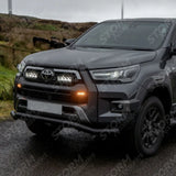 Toyota Hilux Mk8 2016 On Stx Powder Coated Spoiler Bar - 70mm - Black