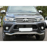 Toyota Hilux Mk8 2016 On Stx Stainless Steel Spoiler Bar - 70mm