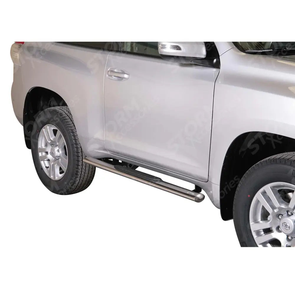Toyota Land Cruiser Lc150 2009 On - Swb Misutonida Side Bars With Steps