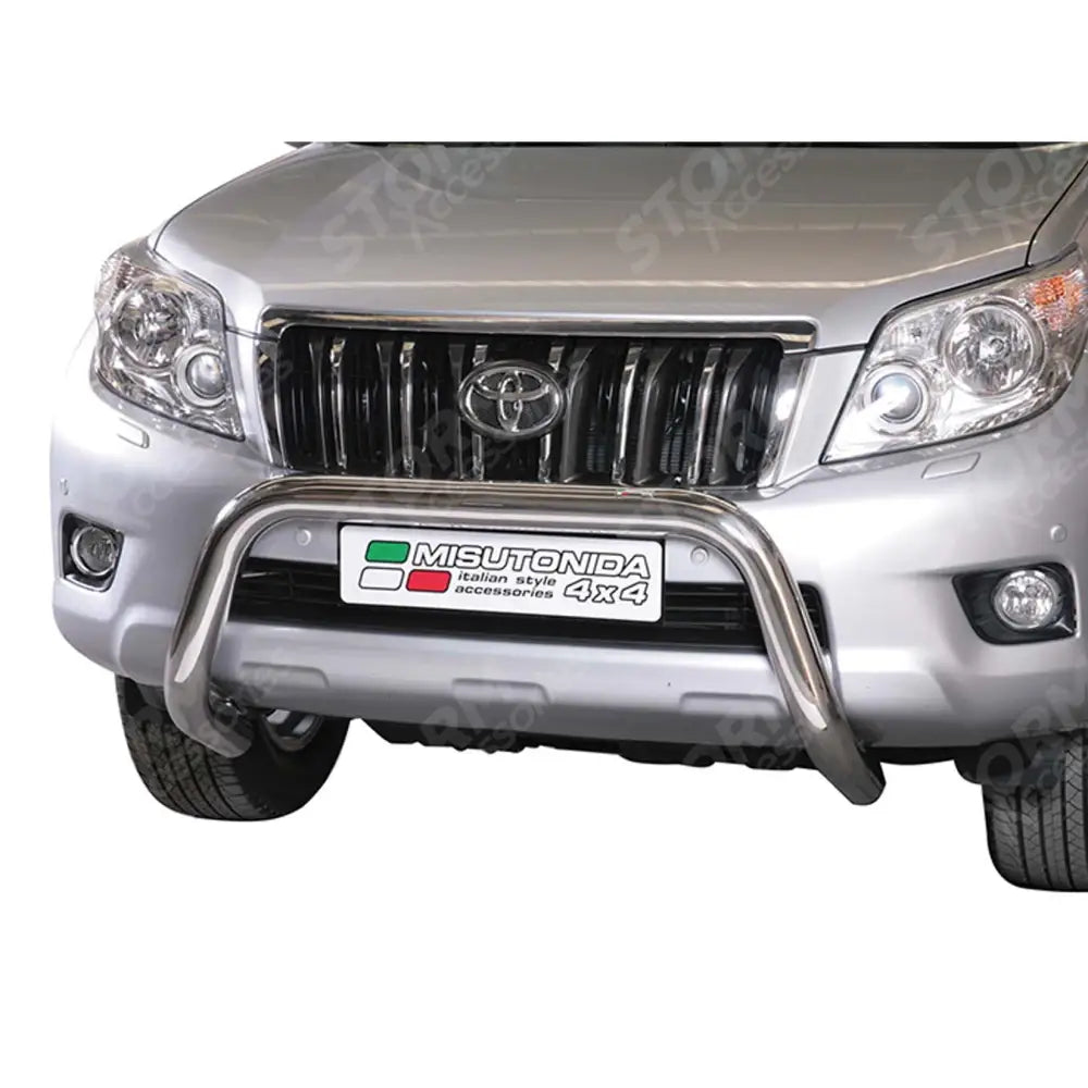 Toyota Landcruiser Lc150 2009-2017 Misutonida Eu Approved Front Bar - 76mm - Stainless Finish