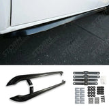 Trapezoid Side Bars In Gloss Black For Vw Transporter T5 & T6 Swb 2003-2023