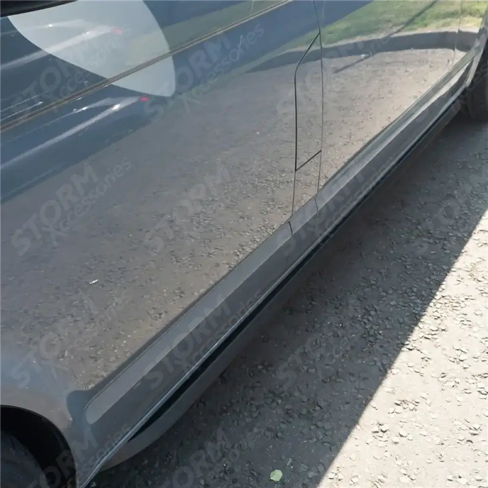 Trapezoid Side Bars In Matt Black For Ford Transit Custom MK2 SWB 2024 On