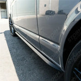 Trapezoid Side Bars In Matt Black For Ford Transit Custom MK2 SWB 2024 On