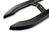Trapezoid Side Bars In Matt Black For Vw Transporter T5 & T6 Lwb 2003-2023