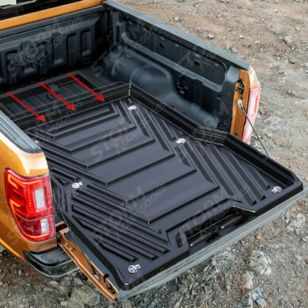 Universal Heavy Duty Plastic Load Bed Sliding Tray - Double Cab Pickup